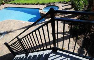 Riviera C30 Railing 42" x 4' Stair Section