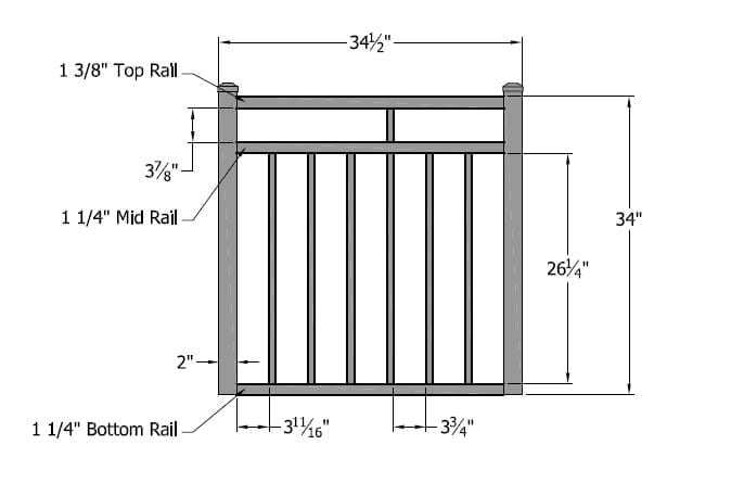Riviera C34 Railing 36