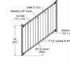 Verticable C80 36" x 4' Stair Section SEE SHIPPING NOTE