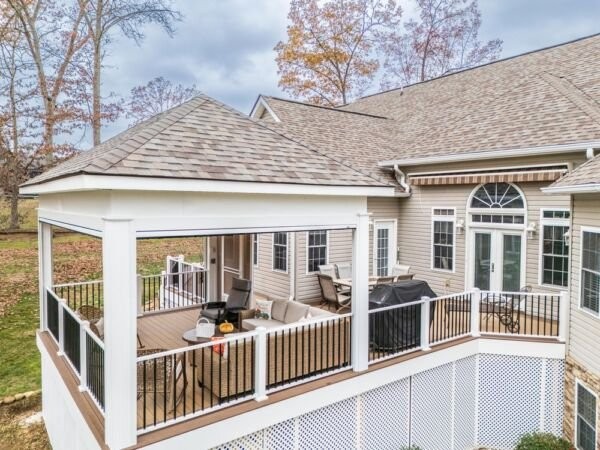 Westbury Tuscany Multicolor Railing, Black and White Deck Railing